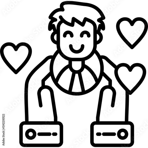Love Icon Vector Element