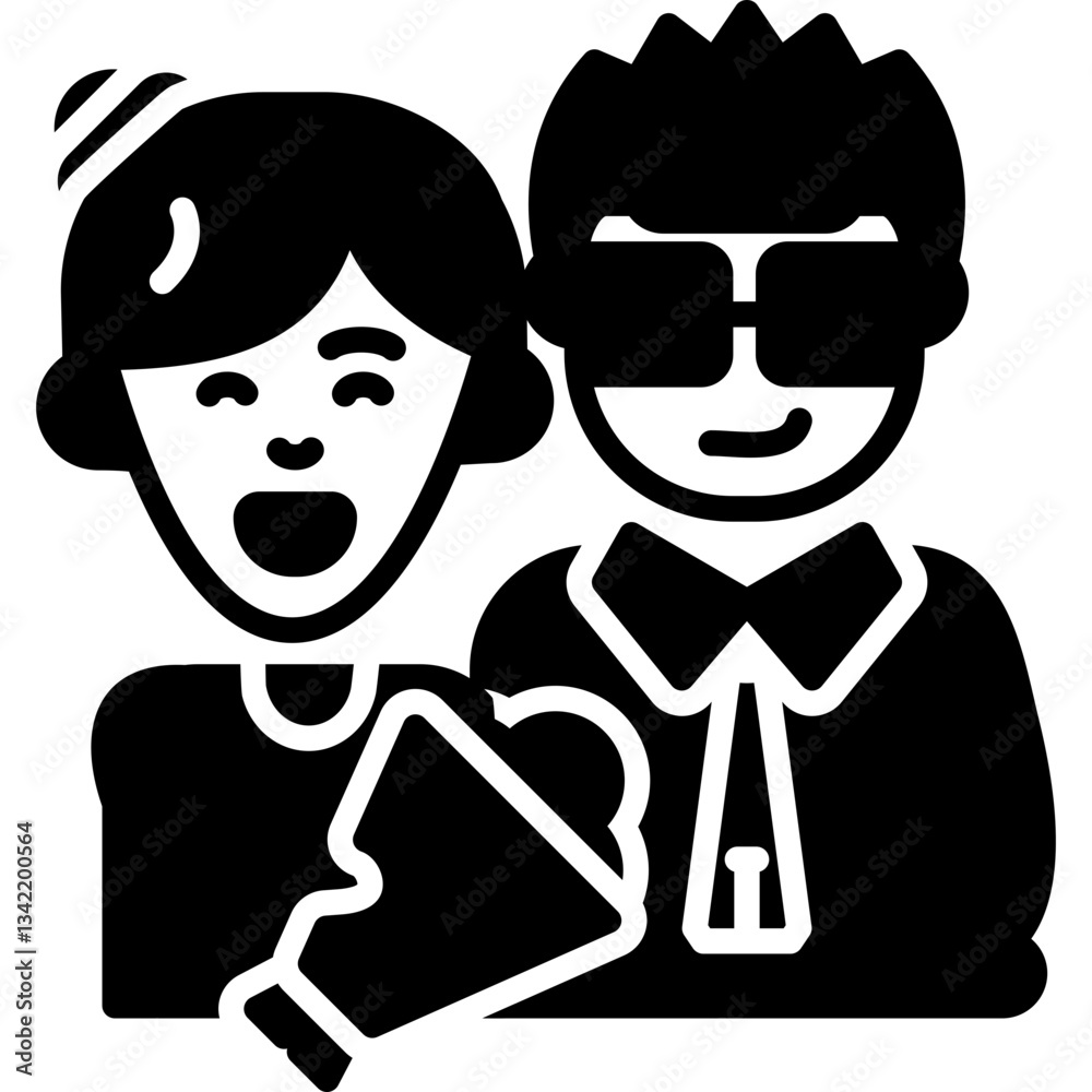 Meet Icon Vector Element Meet Icon Vector Element
