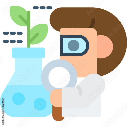Biology Icon Vector Element