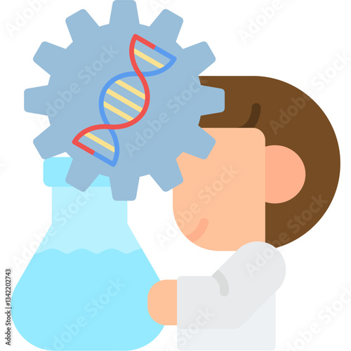 Chromosome Icon Vector Element