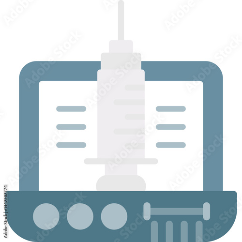 Online Class Icon Vector Element