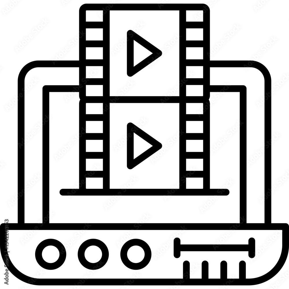 Screen Icon Vector Element Screen Icon Vector Element