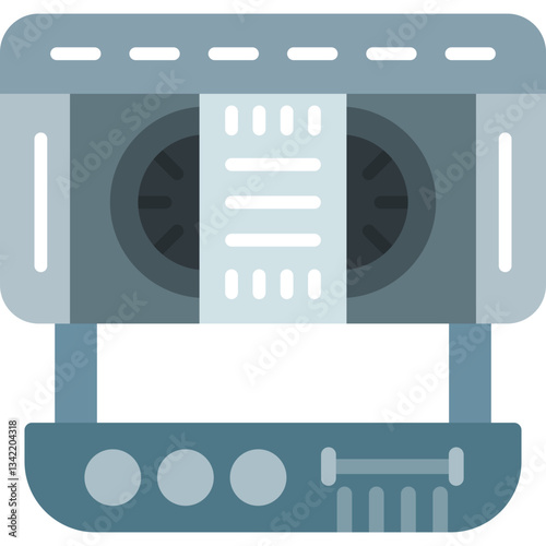 Audio Tape Icon Vector Element