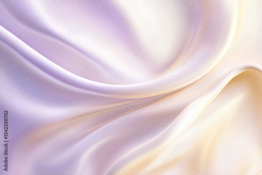 Obraz premium Soft silk fabric flowing elegantly, showcasing delicate pastel h