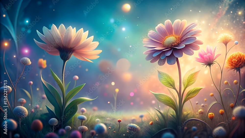 A Dreamy background design, a flower talking with flower, reamy Background Design with a Flower Talking to Another Flower A Dreamy background design, a flower talking with flower, reamy Background Design with a Flower Talking to Another Flower