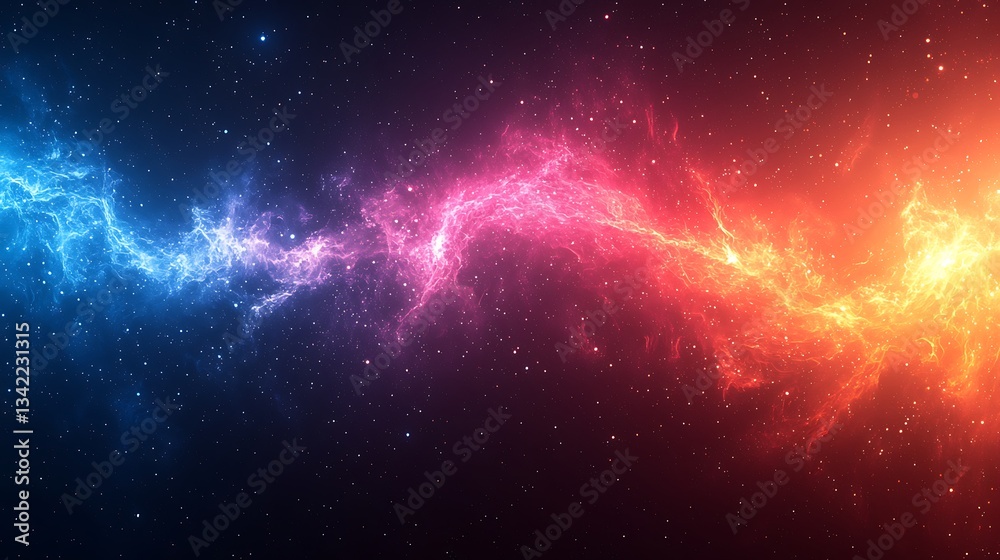 Fototapeta premium Abstract Energy Streams Background