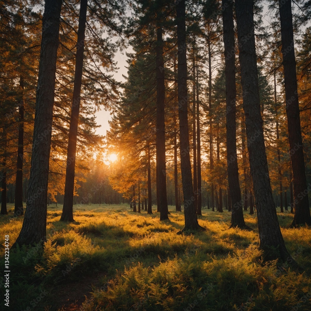 Fototapeta premium autumn in the forest