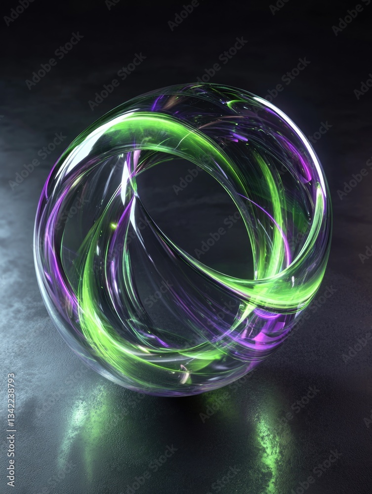 Futuristic Glass Art Sculpture Futuristic Glass Art Sculpture