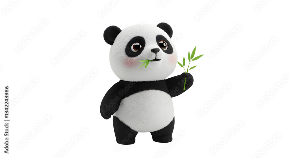 Lying Panda Resting Peacefully Lying Panda Resting Peacefully