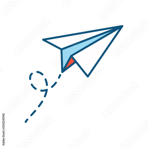 Paper Plane vector icon