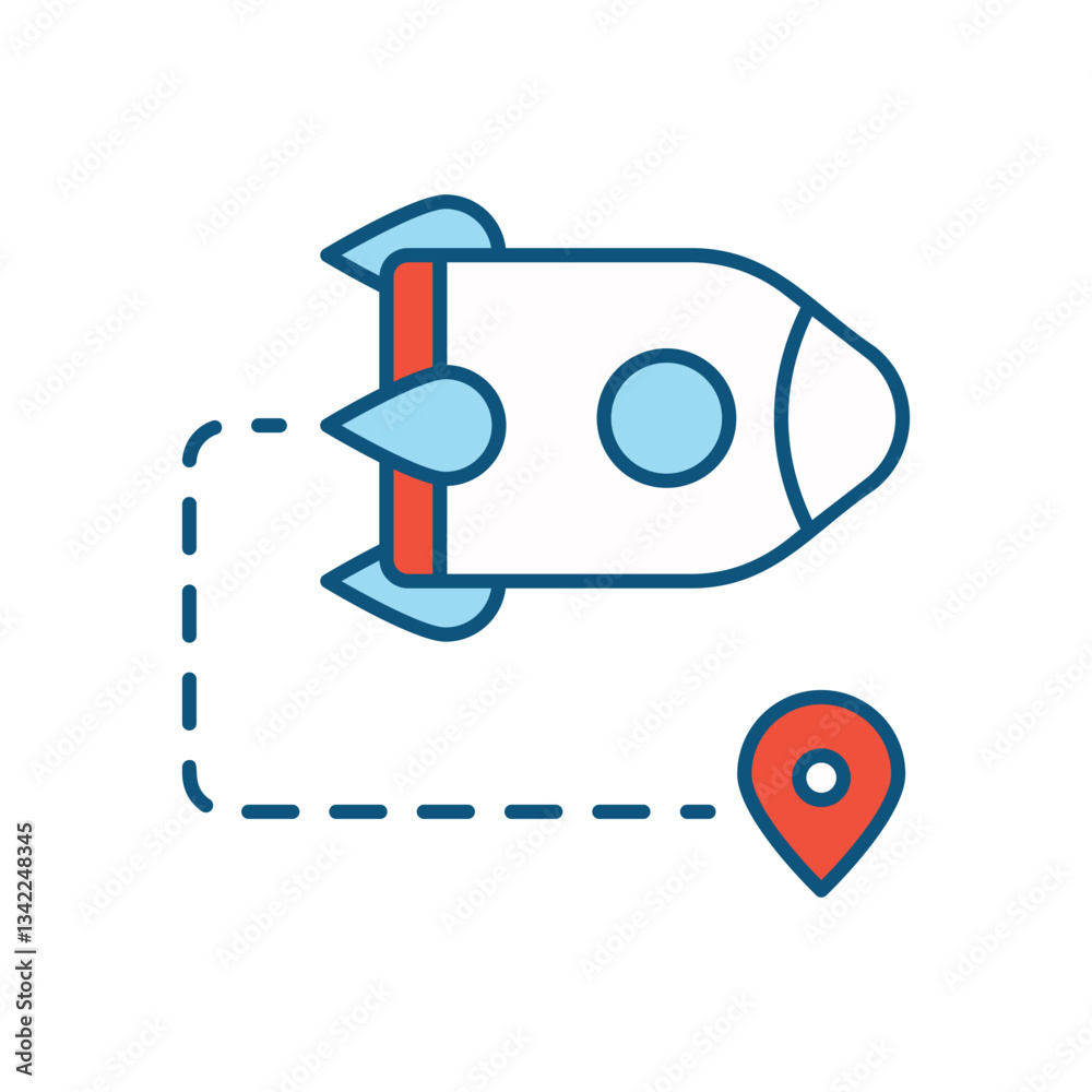 Starting Part vector icon Starting Part vector icon