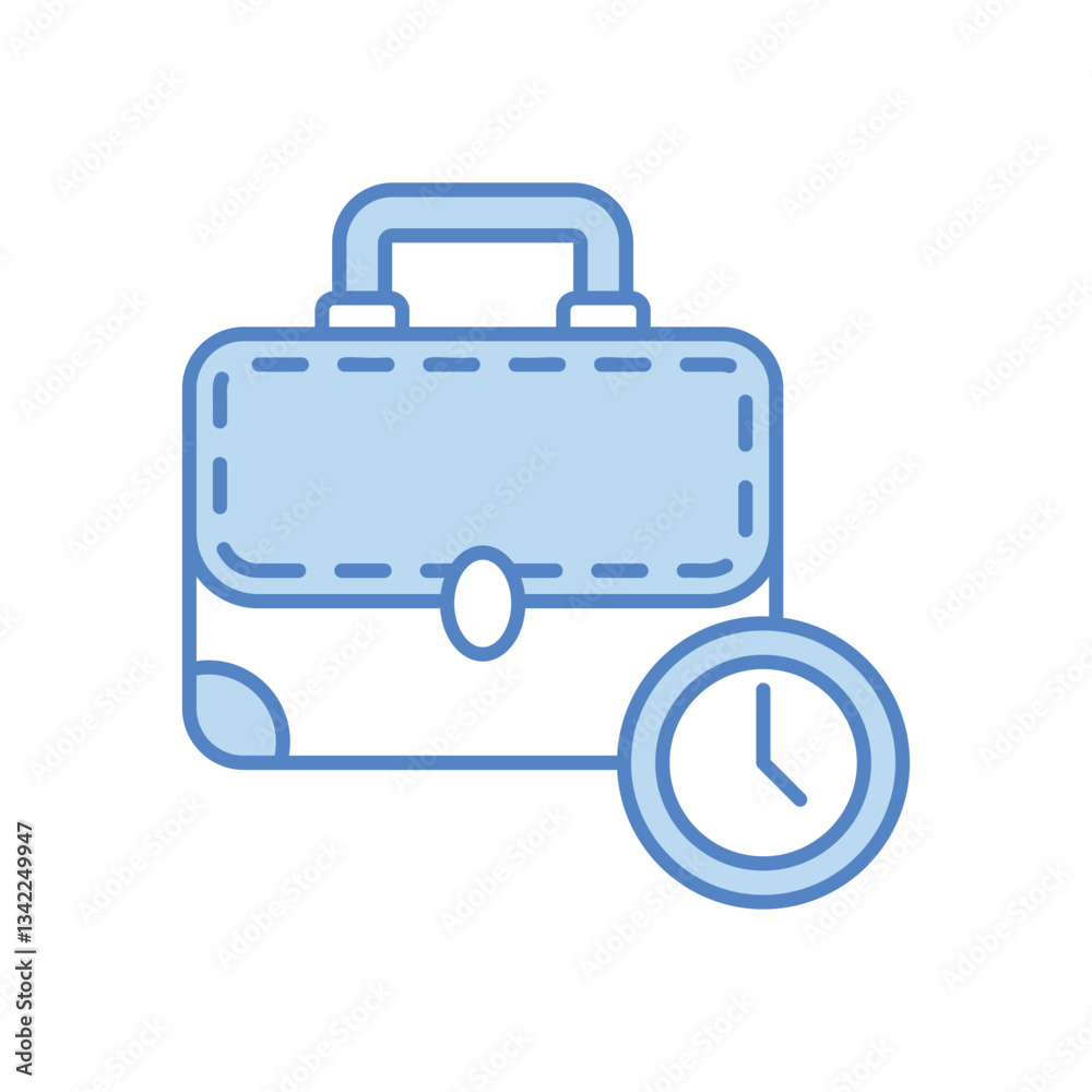 Working Hours vector icon Working Hours vector icon