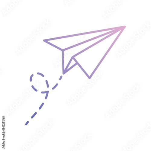 Paper Plane vector icon