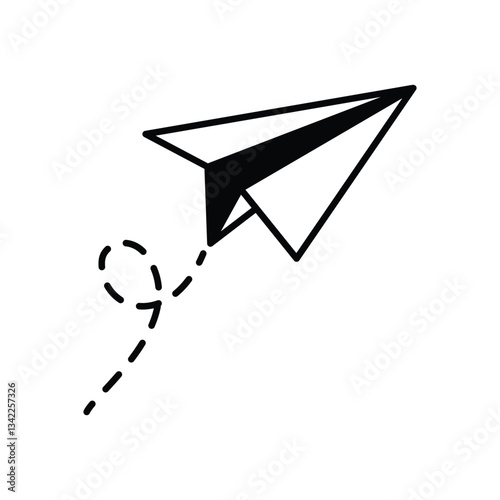 Paper Plane vector icon