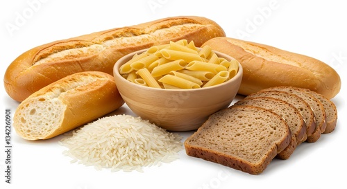 Carbohydrates Bread Pasta  Rice