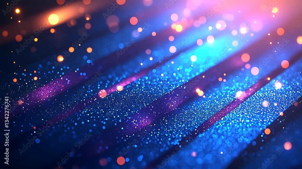 Fototapeta premium Abstract Sparkle Background Texture Blue Purple Design