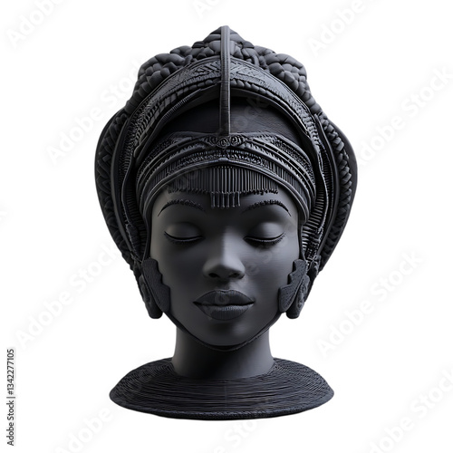 Black Woman Sculpture: Art Decor