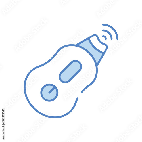 Skin Scrubber vector icon stock illustration