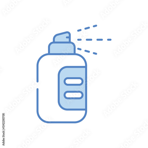 Hydration Mist Device vector icon stock illustration