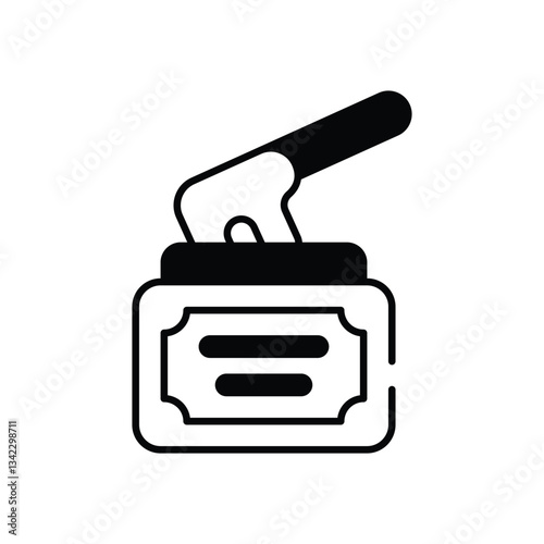 Wax vector icon stock illustration 