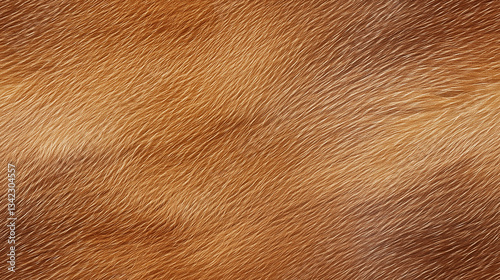 AI generated seamless deer fur/hide texture. Art texture resource with thin, coarse brown animal fur