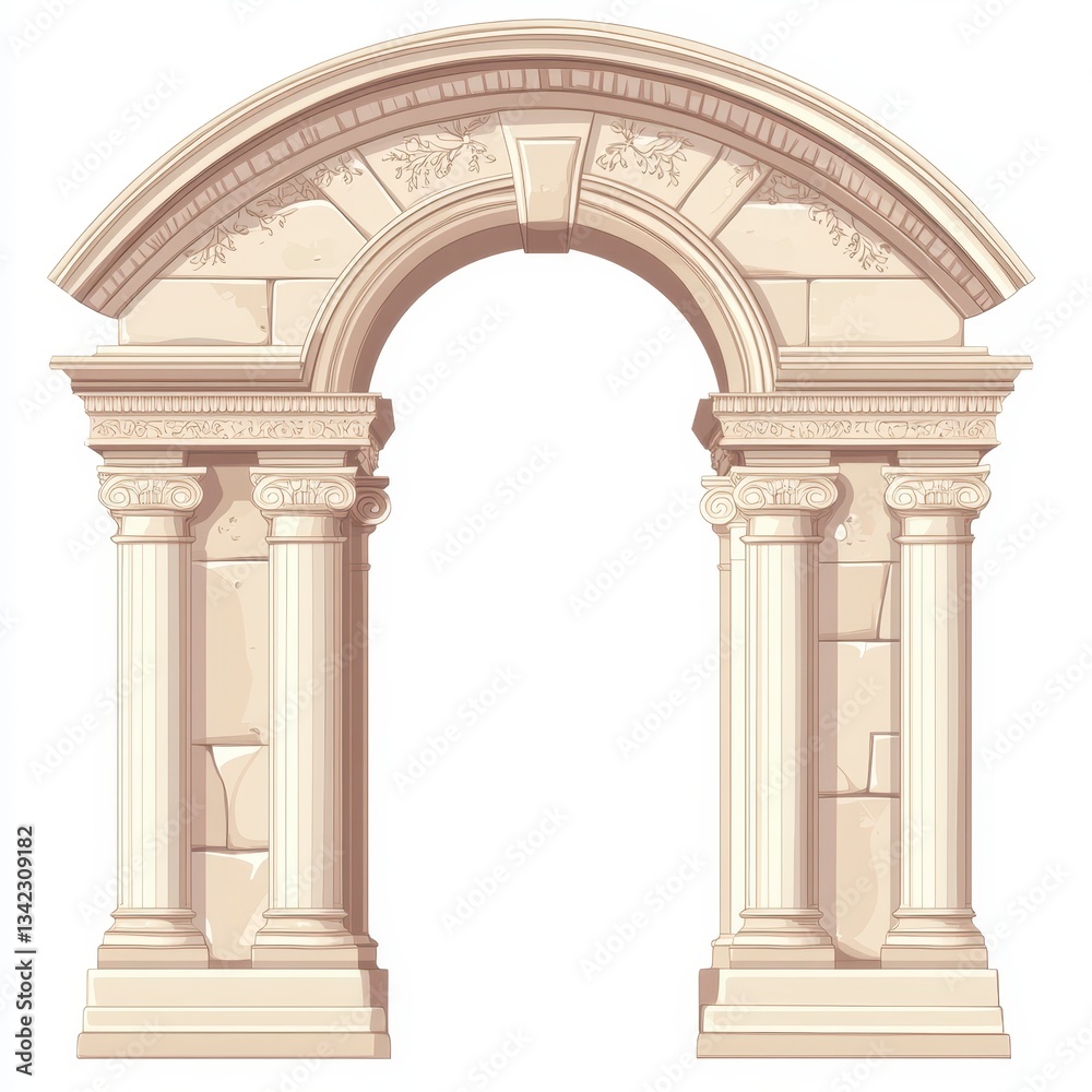 Obraz premium arch with columns