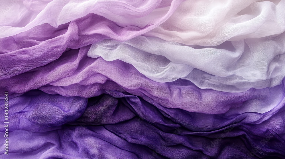 Obraz premium Soft Lavender and White Fabric Textures for Elegant Backgrounds