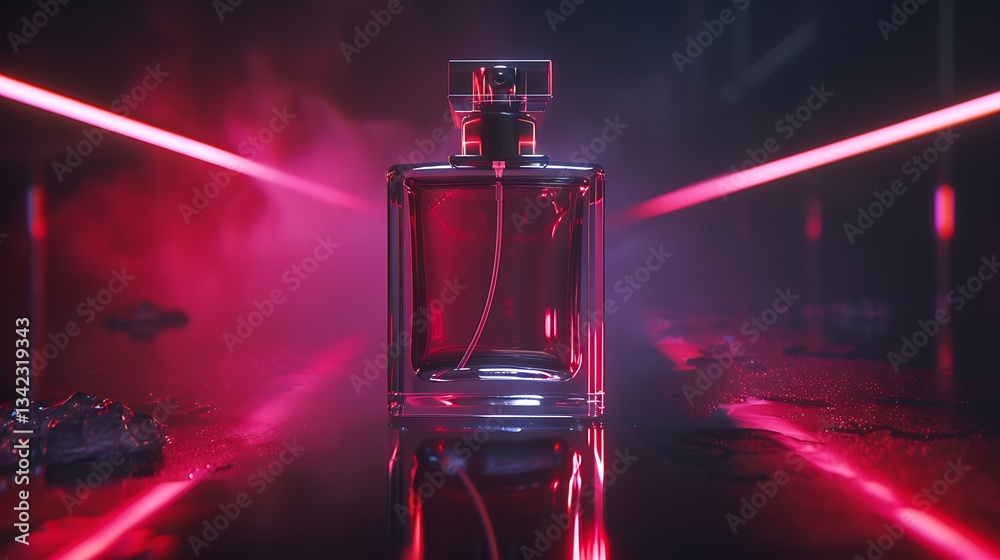 A high-quality 4K shot of a perfume bottle placed on a solid black background, ultra-detailed lighting and reflections. A high-quality 4K shot of a perfume bottle placed on a solid black background, ultra-detailed lighting and reflections.