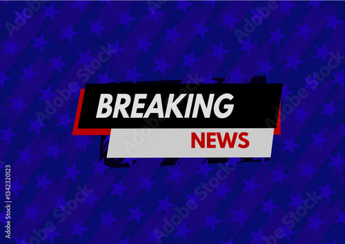  Breaking news background, banner, template - vector illustration