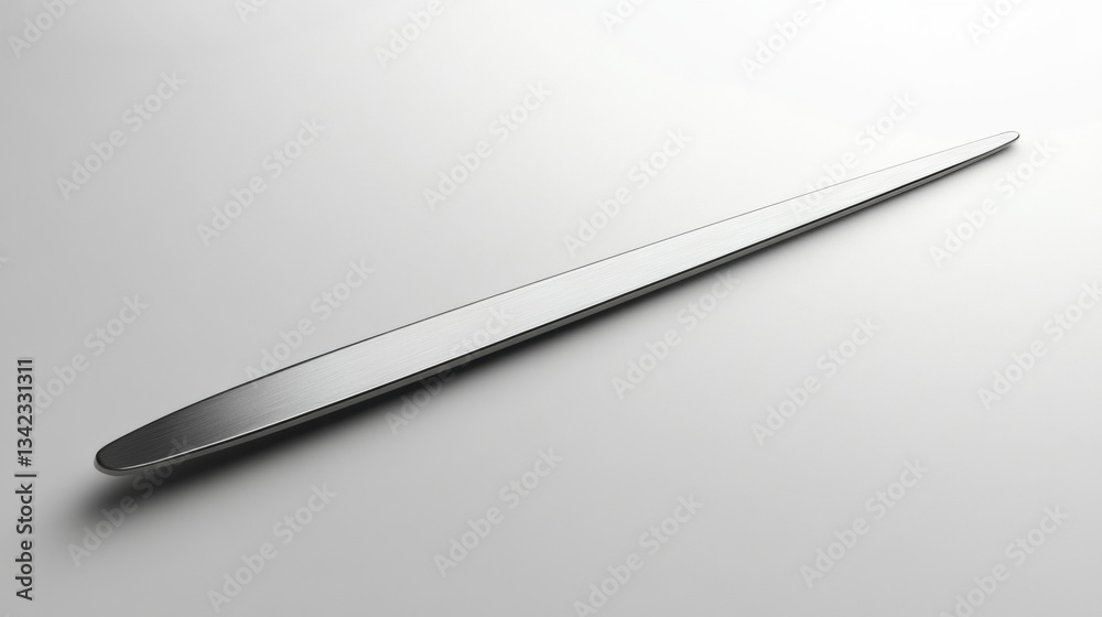 Sleek and Minimalist Metal Tool on a Smooth Surface Capturing Modern Design Aesthetic and Craftsmanship in Contemporary Context Sleek and Minimalist Metal Tool on a Smooth Surface Capturing Modern Design Aesthetic and Craftsmanship in Contemporary Context