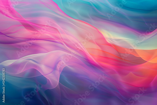 Wallpaper Mural Ethereal Spectrum: Dynamic Fusion of Vibrant Gradients Creating a Mesmerizing and Uplifting Visual Journey Torontodigital.ca