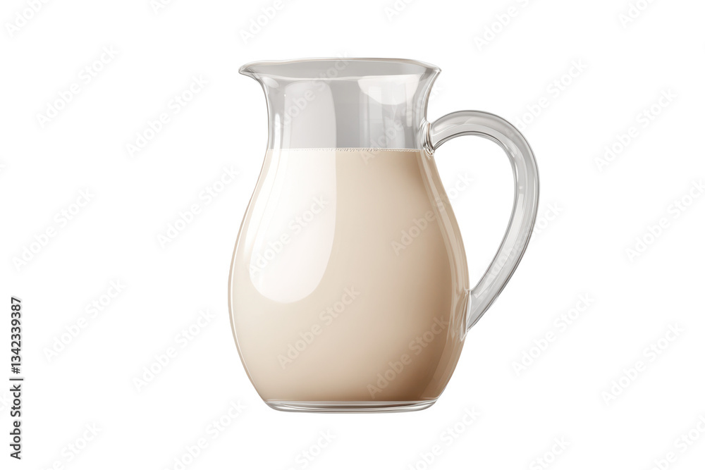 Creamy Milk in Glass Pitcher HighResolution Food Photography for Beverage and Dairy Products Creamy Milk in Glass Pitcher HighResolution Food Photography for Beverage and Dairy Products