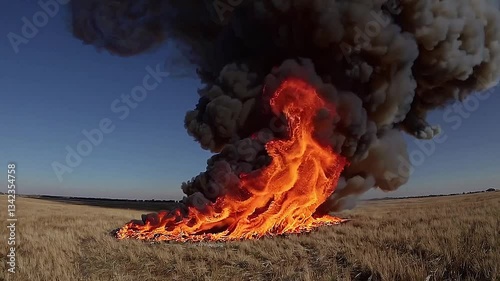 fire in the park
