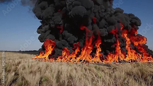 fire in the park