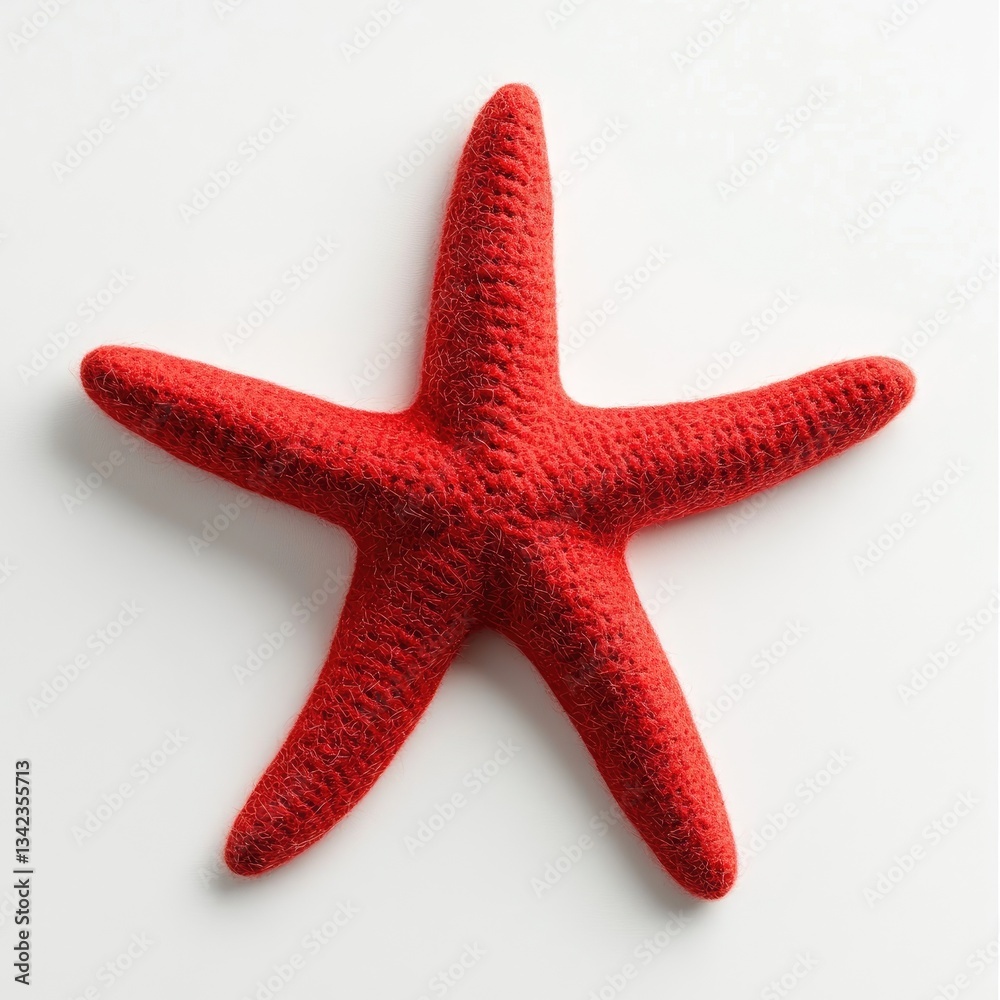 Red starfish isolated on white background. (1) Red starfish isolated on white background. (1)