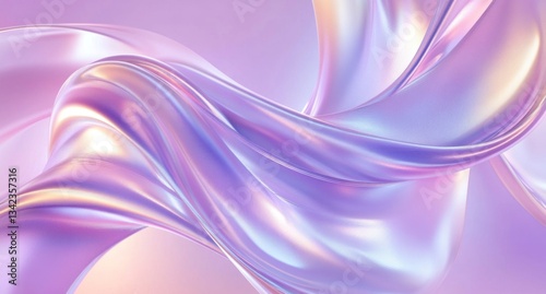 Wallpaper Mural Abstract swirling iridescent fabric Torontodigital.ca