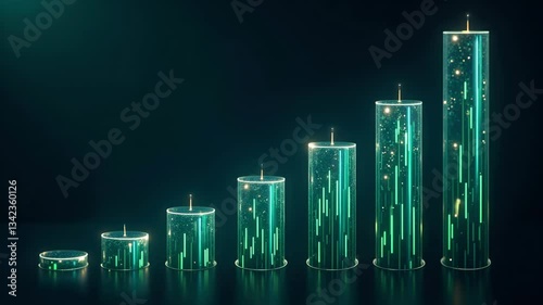 green energy  bull run bar chart