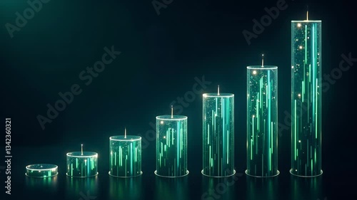 green energy  bull run bar chart