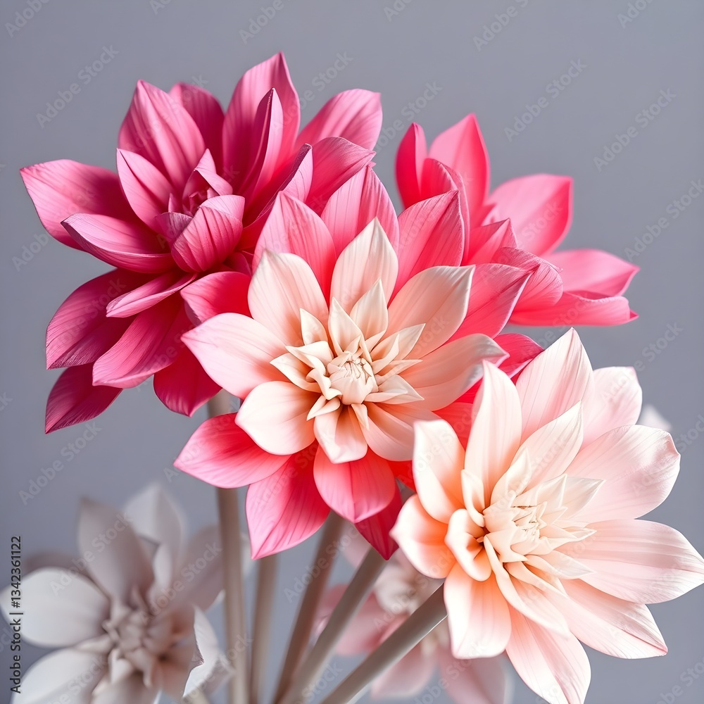 Fototapeta premium pink dahlia flower