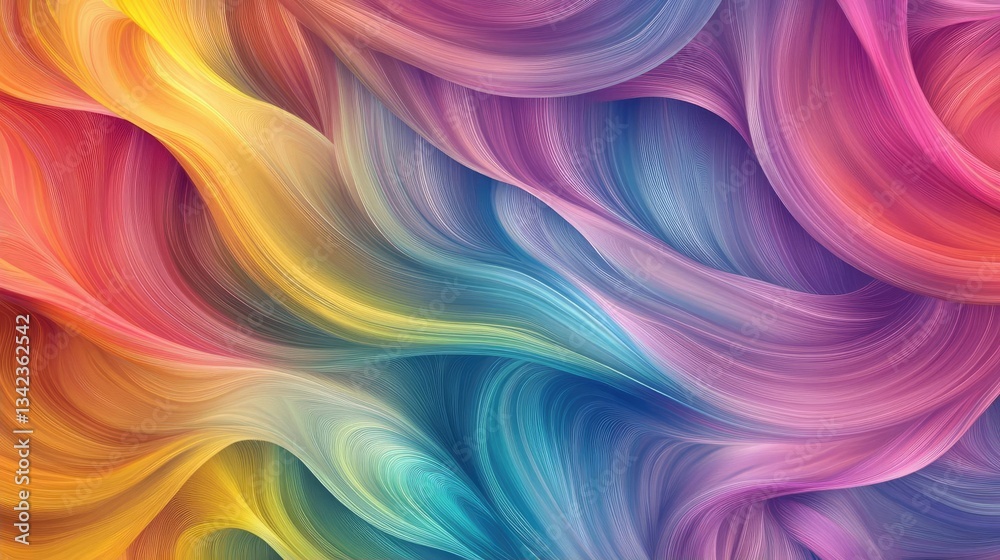 Vibrant Abstract Swirls of Colorful Gradient Flowing Waves Creating a Dynamic Background Texture Vibrant Abstract Swirls of Colorful Gradient Flowing Waves Creating a Dynamic Background Texture