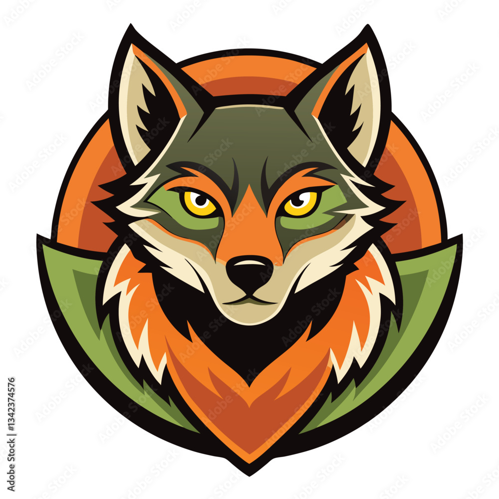Fototapeta premium Striking Animal Logo Captures Strength and Agility
