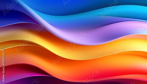 vibrant gradient background with smooth and colorful blending shades