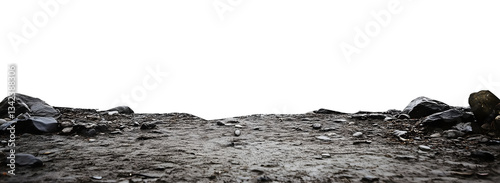 rough textured rocky surface isolated png transparent cutout
