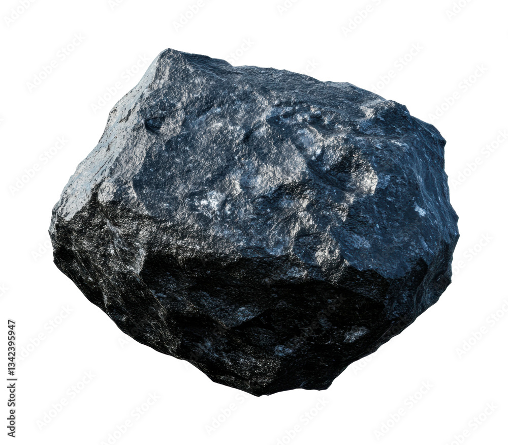 Realistic detailed rocky meteorite surface texture, cut out Realistic detailed rocky meteorite surface texture, cut out