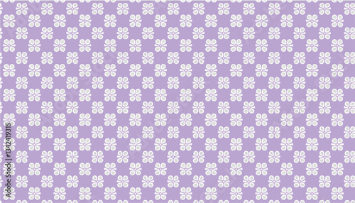 purple lilac white seamless vector pattern