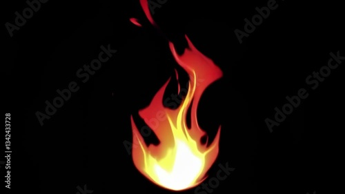 Anime Flames Intensity