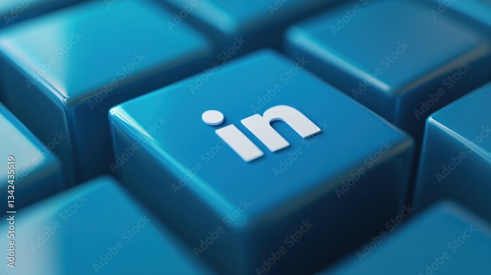 Professional Networking Platform Key on Modern Keyboard CloseUp View for Business and Technol Professional Networking Platform Key on Modern Keyboard CloseUp View for Business and Technol