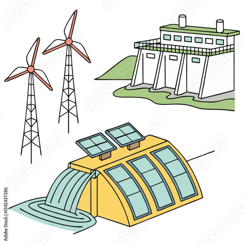 Eco-Friendly Renewable Energy Solutions Wind Solar Hydro Geothermal