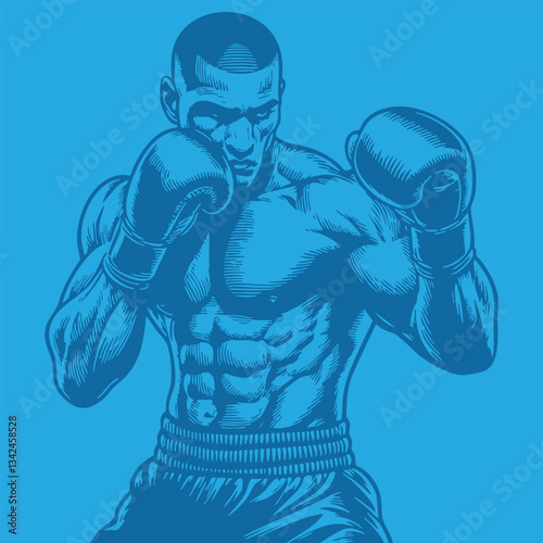 Popular editable duo tone colored stylized vector drawing illustration for all artistic projects
