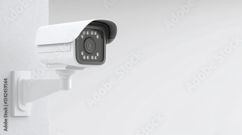 CCTV security camera outdoor circuit for monitoring. Security camera for recording and monitoring environment.